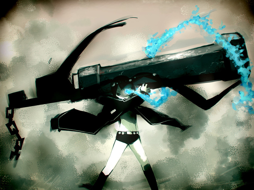 black rock shooter (black rock shooter) drawn by mizu_asato