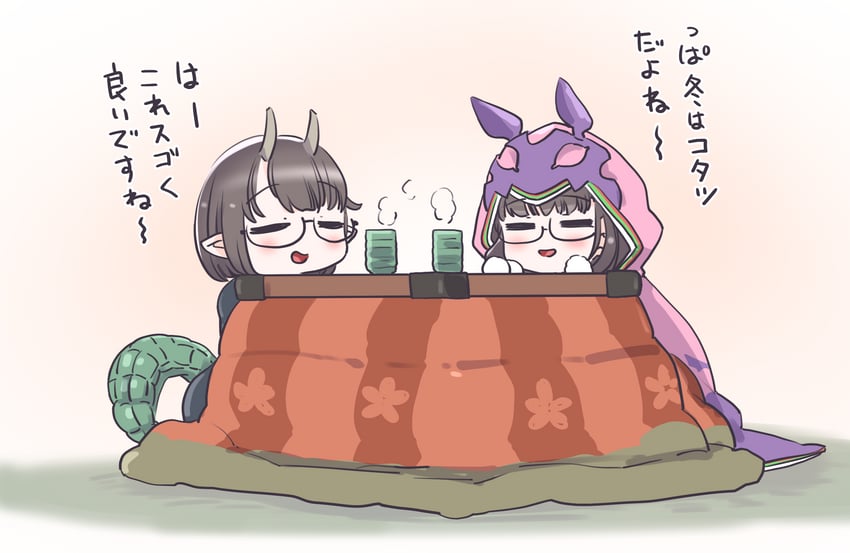 osakabehime and biscione (fate and 1 more) drawn by mentaiko_mamire