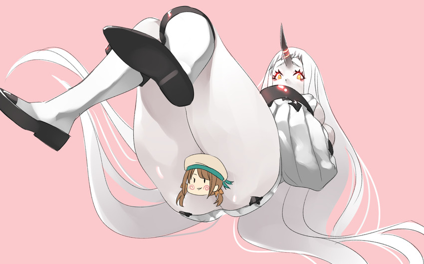 fairy, seaport princess, error musume, and girl holding a cat (kantai collection) drawn by meranie