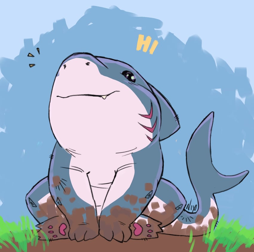 jeff the land shark (marvel and 1 more) drawn by mystic_nix_art