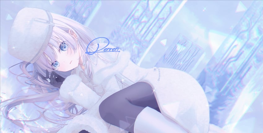megurine luka (vocaloid and 4 more) drawn by renren