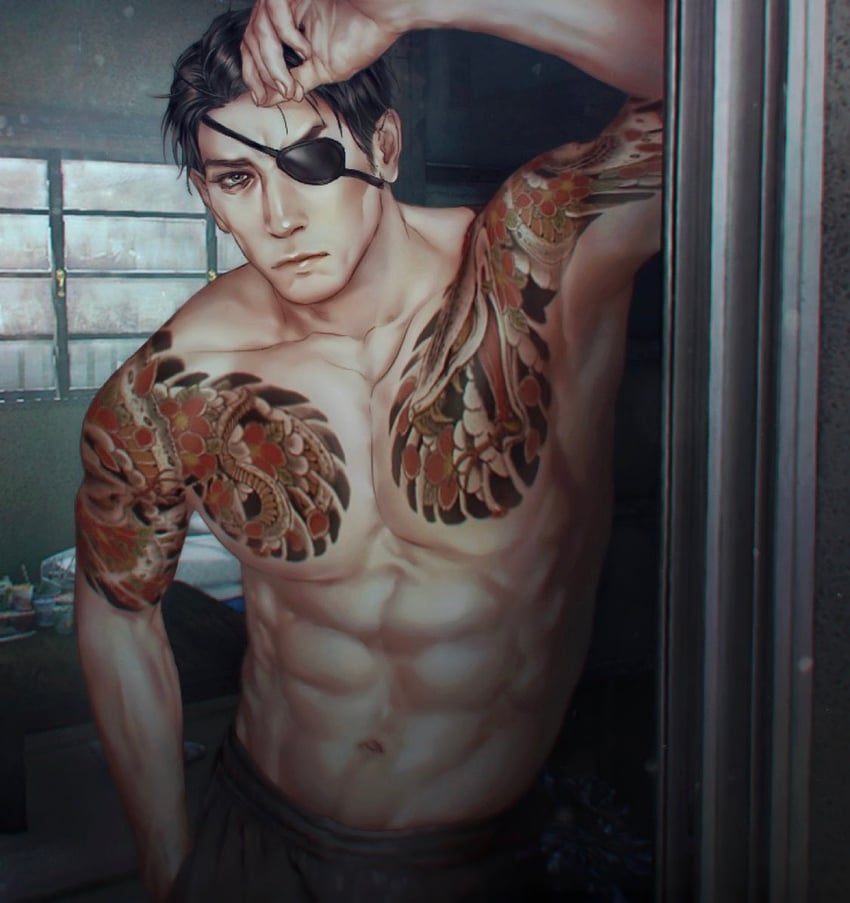 majima goro (ryuu ga gotoku) drawn by mogumogu_(563chan)