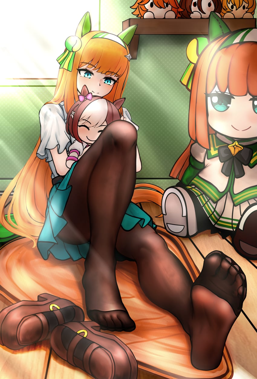 silence suzuka, special week, air groove, matikanefukukitaru, and taiki shuttle (umamusume) drawn by bunny_211