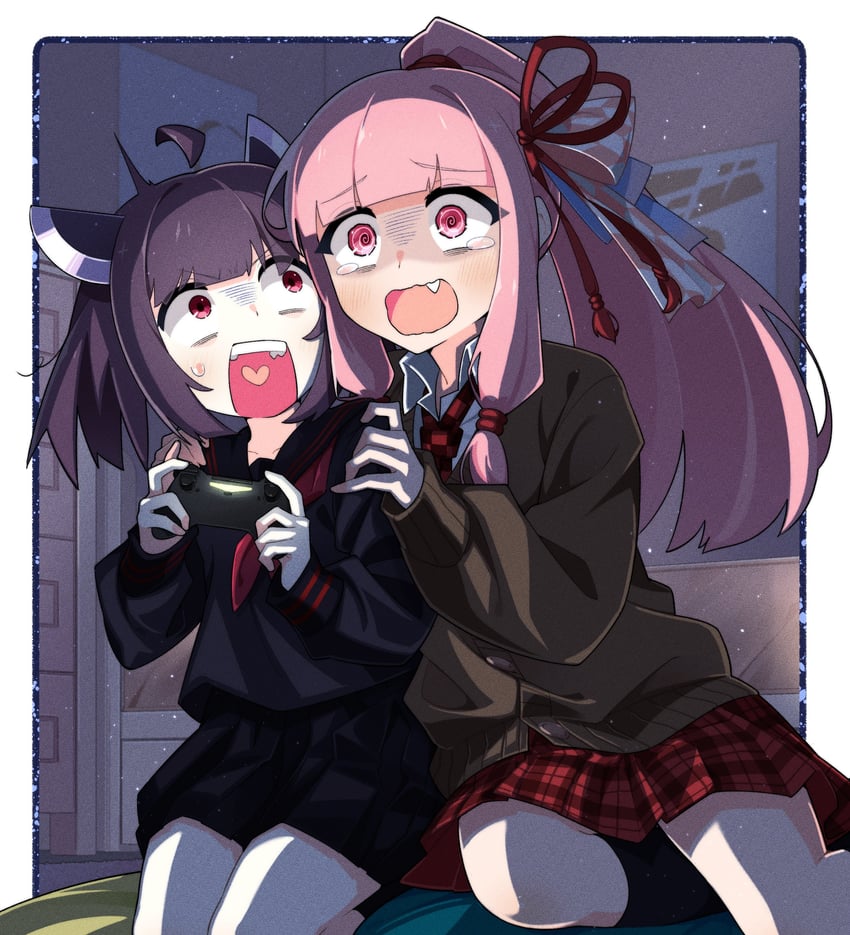 touhoku kiritan and kotonoha akane (voiceroid) drawn by konori_(ahurerukuiizi)