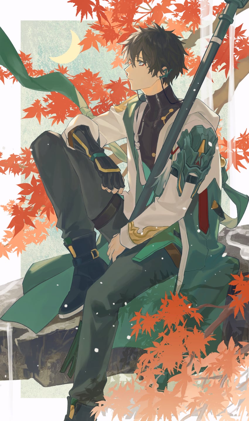 dan heng (honkai and 1 more) drawn by zhao_yi