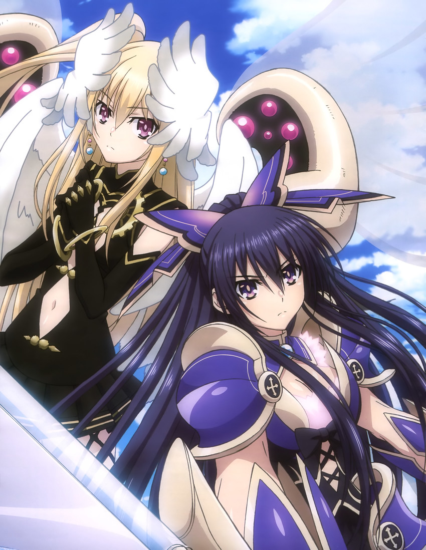 yatogami tohka and mayuri (date a live and 1 more)