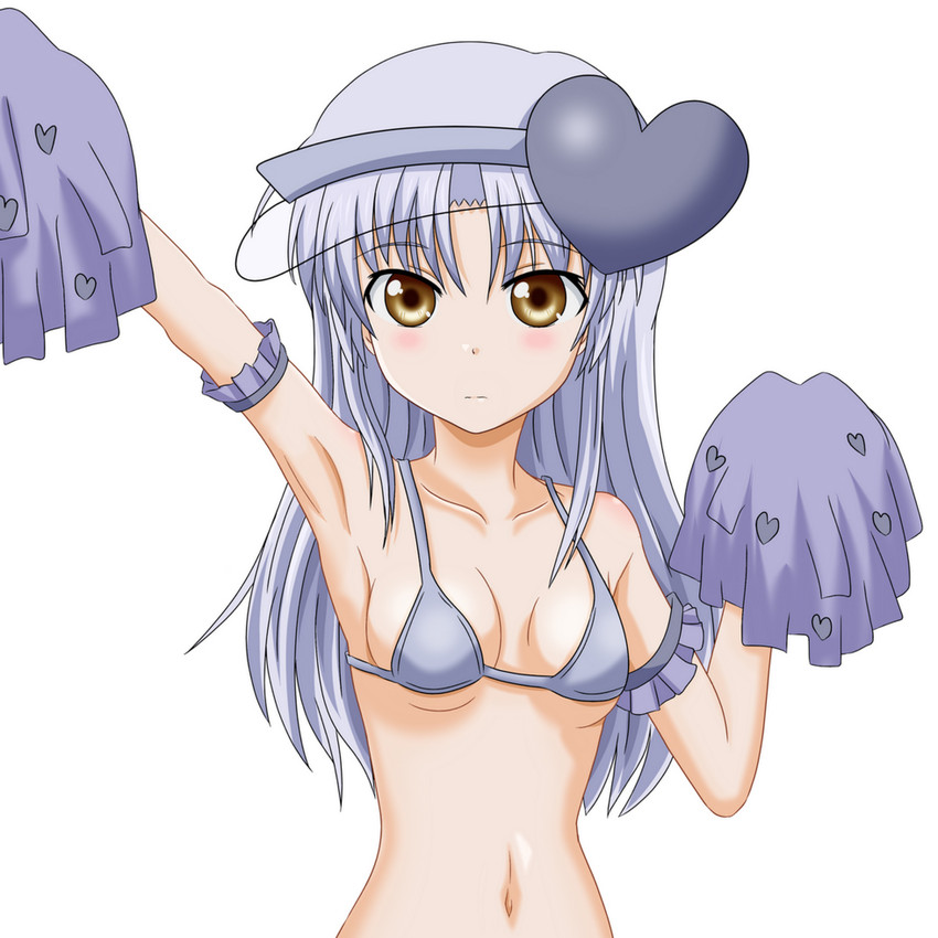 tachibana kanade and amulet heart (angel beats! and 1 more) drawn by takumi_(rozen_garten)