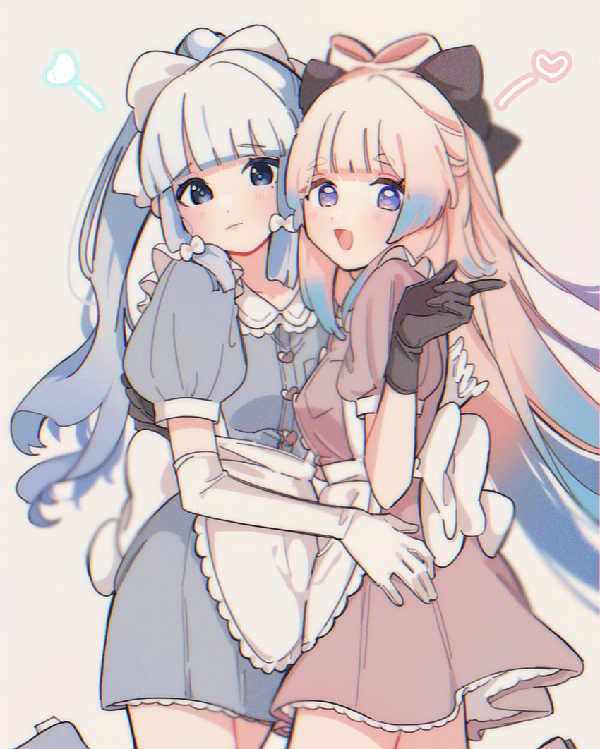 kamisato ayaka and sangonomiya kokomi (genshin impact) drawn by niboshi_(jnls_hkg)