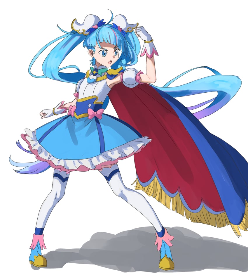 sora harewataru and cure sky (precure and 1 more) drawn by mano_eglu