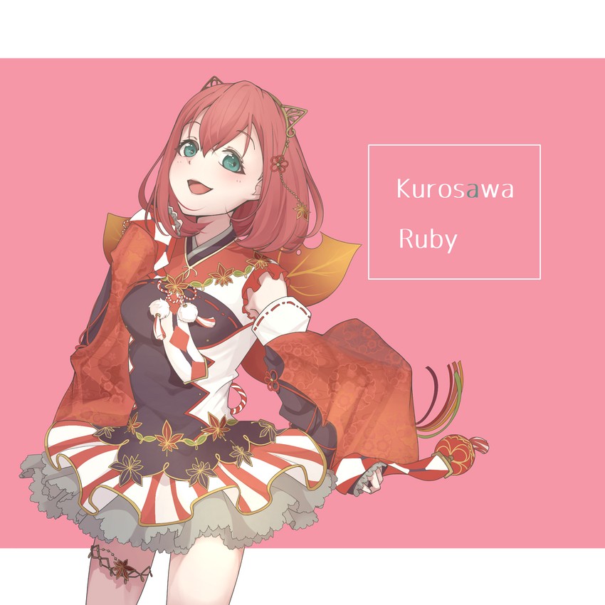 kurosawa ruby (love live! and 2 more) drawn by komiyam_a
