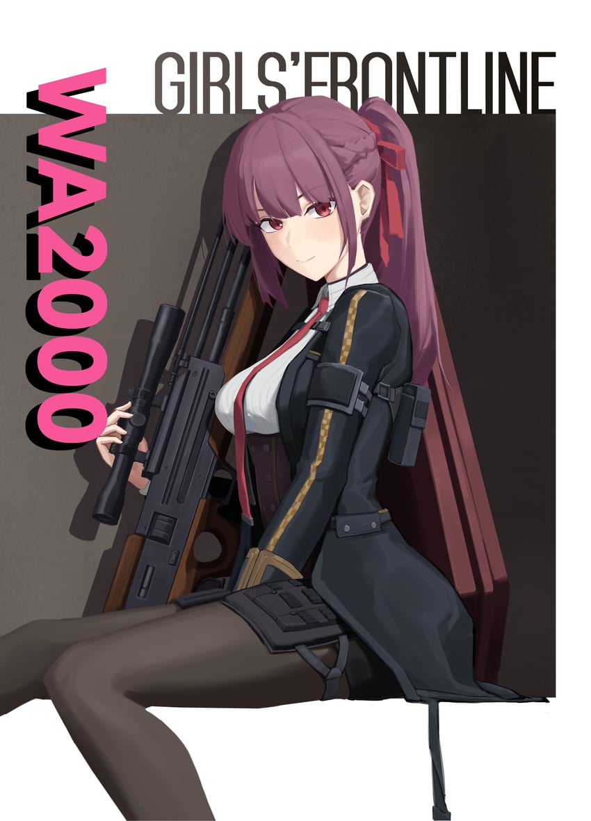 wa2000 and makiatto (girls' frontline and 1 more) drawn by wutou_qishi_bamamei