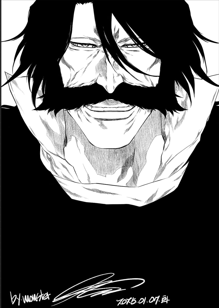 yhwach (bleach and 1 more) drawn by monster_art_(rlawnsgr7)