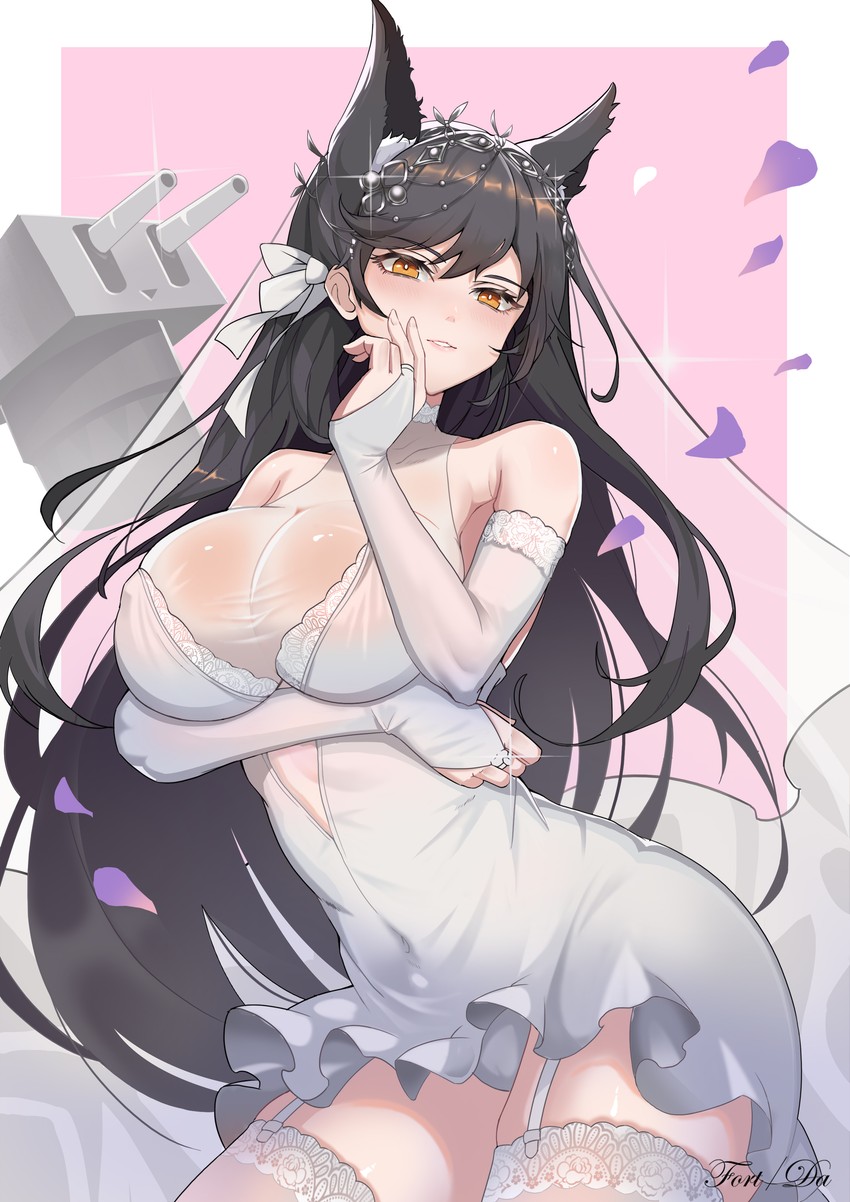 atago (azur lane) drawn by moonface