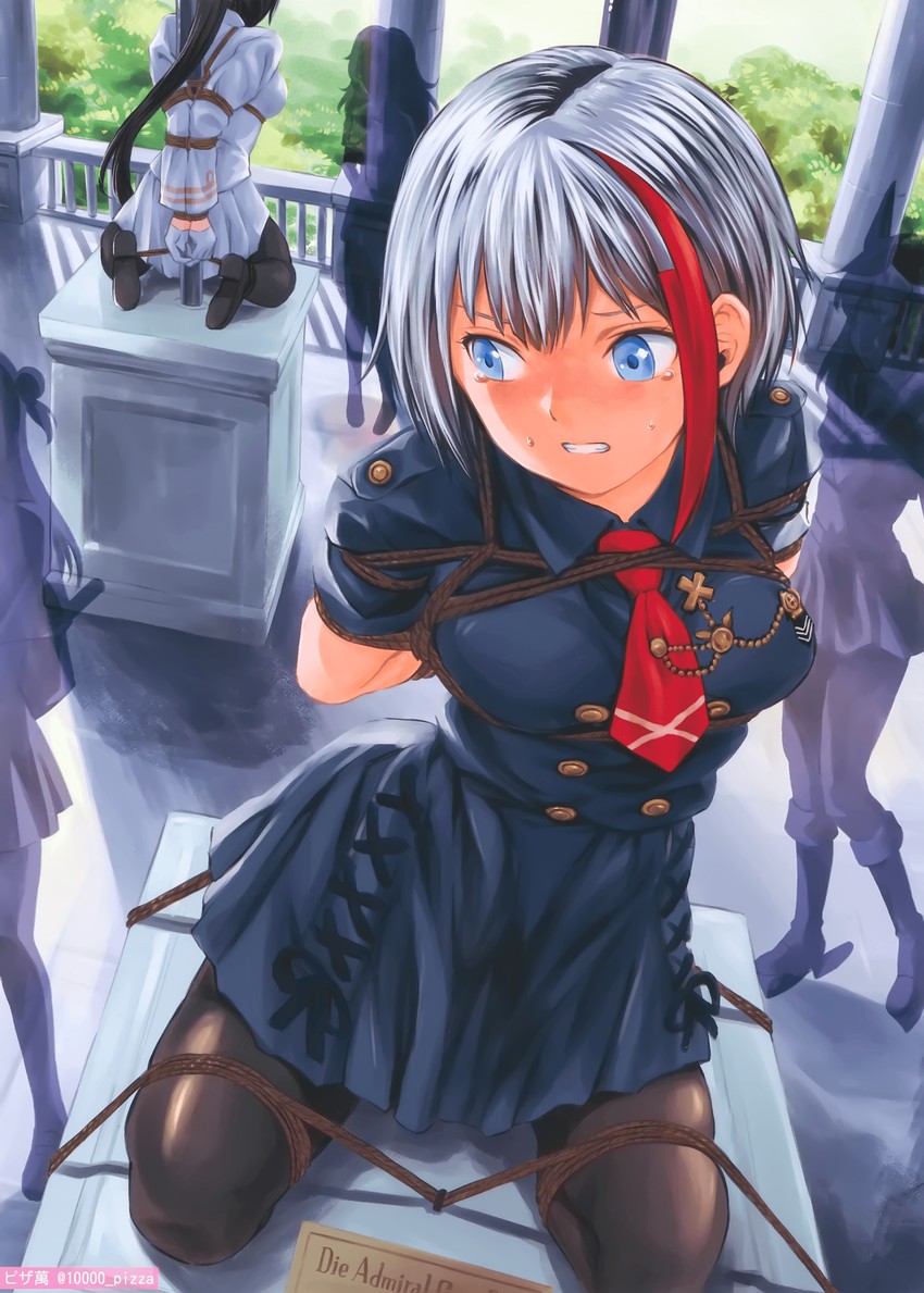 takao and admiral graf spee (azur lane) drawn by pizza_man