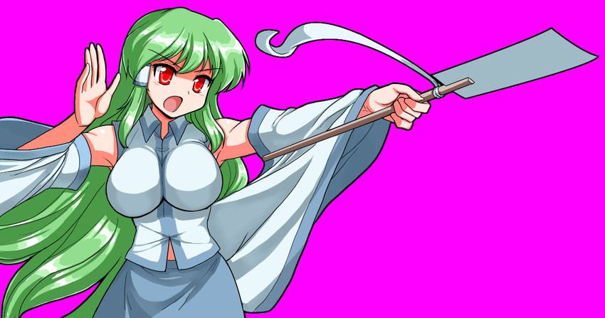 kochiya sanae and ananta (touhou and 1 more) drawn by mono_(moiky)