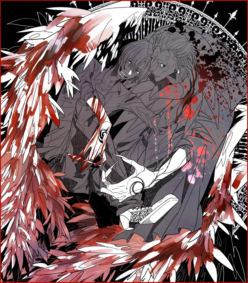 gilles de rais and uryuu ryuunosuke (fate and 1 more) drawn by 5thavenue_(doushitandai)
