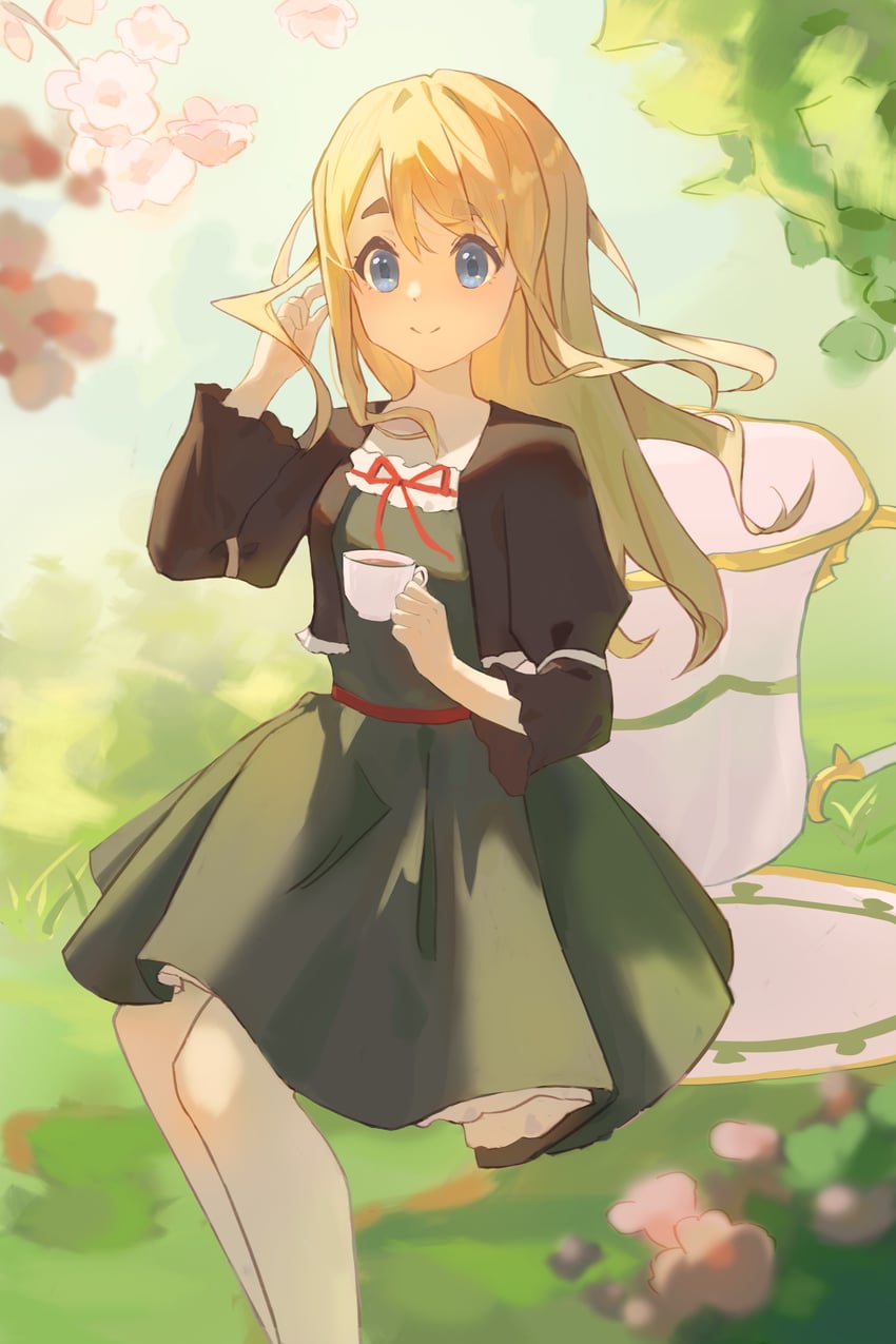 kotobuki tsumugi (k-on!) drawn by hu_pi_xuan_jiao