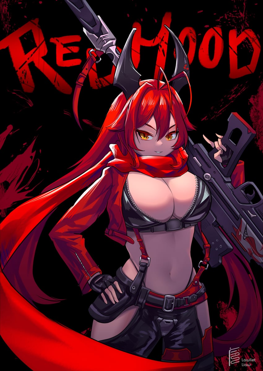 red hood (goddess of victory: nikke) drawn by lawliet_liaw