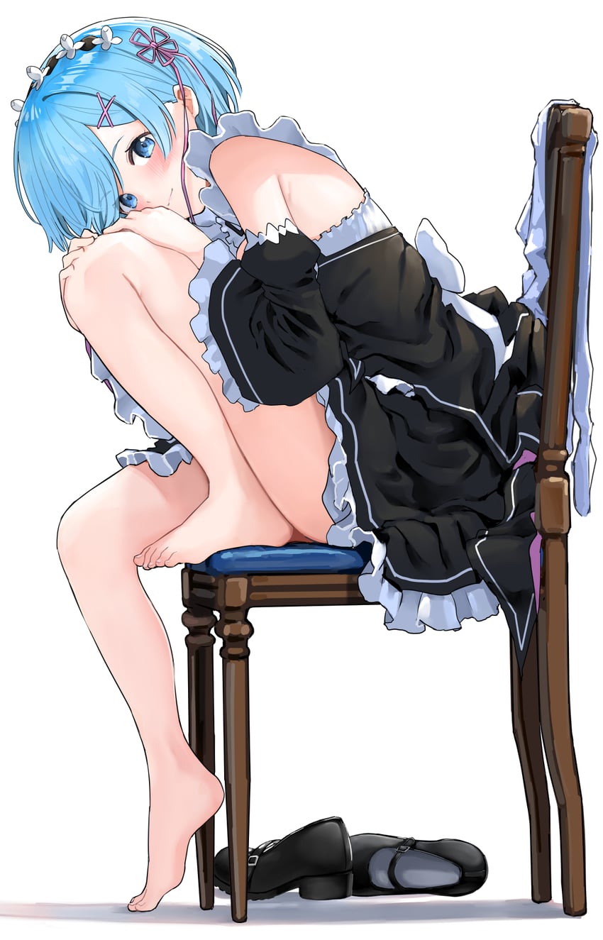 rem (re:zero kara hajimeru isekai seikatsu) drawn by mameroku
