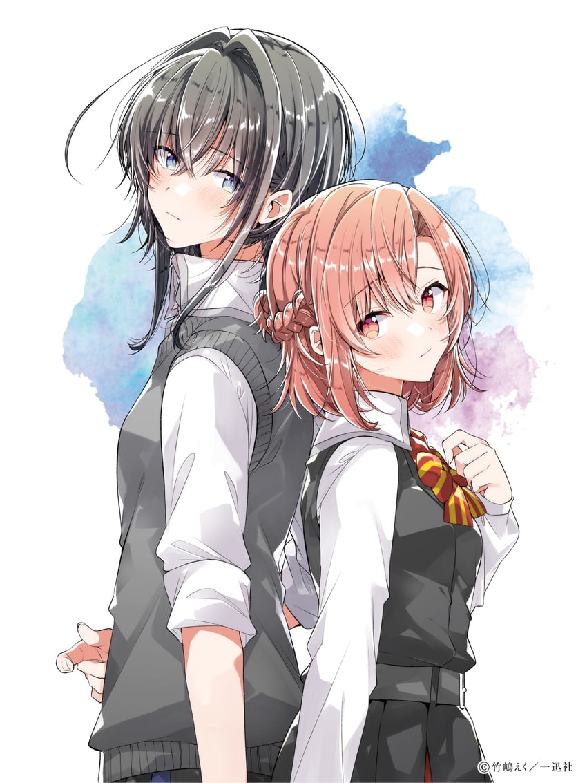 kino himari and asanagi yori (sasayaku you ni koi wo utau) drawn by takeshima_eku