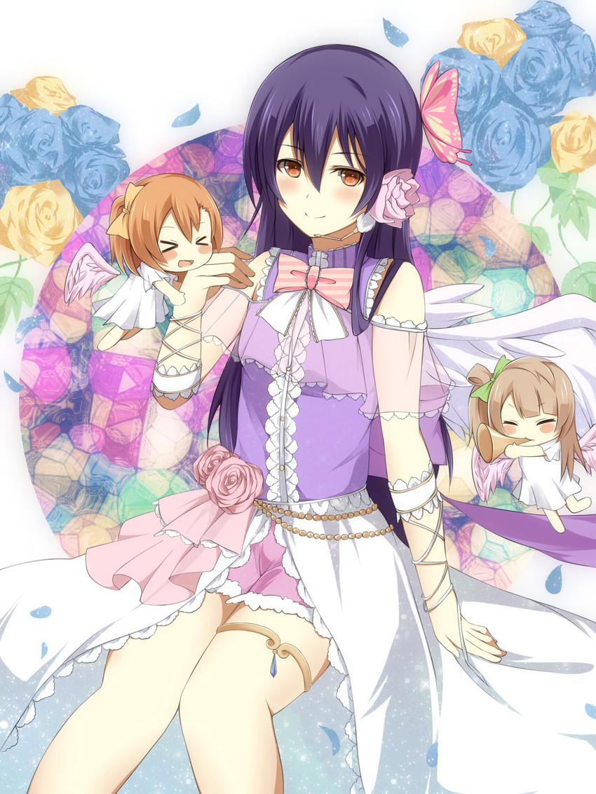 sonoda umi, minami kotori, and kosaka honoka (love live! and 2 more) drawn by naoto_(96neko96)