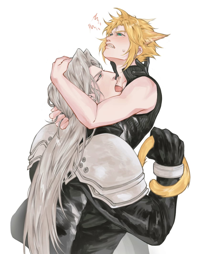 cloud strife and sephiroth (final fantasy and 2 more) drawn by felsparks