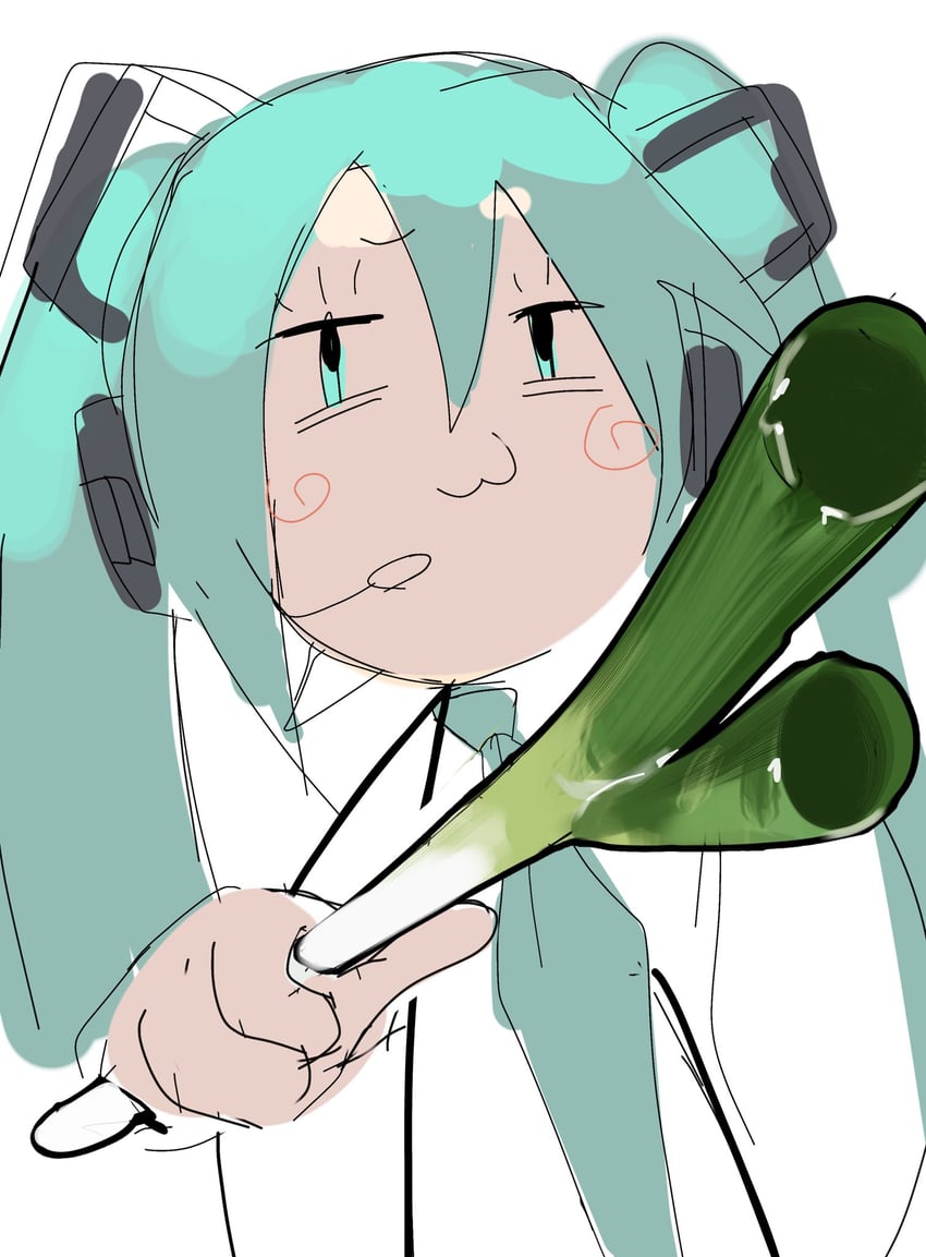 hatsune miku (vocaloid) drawn by sutyura