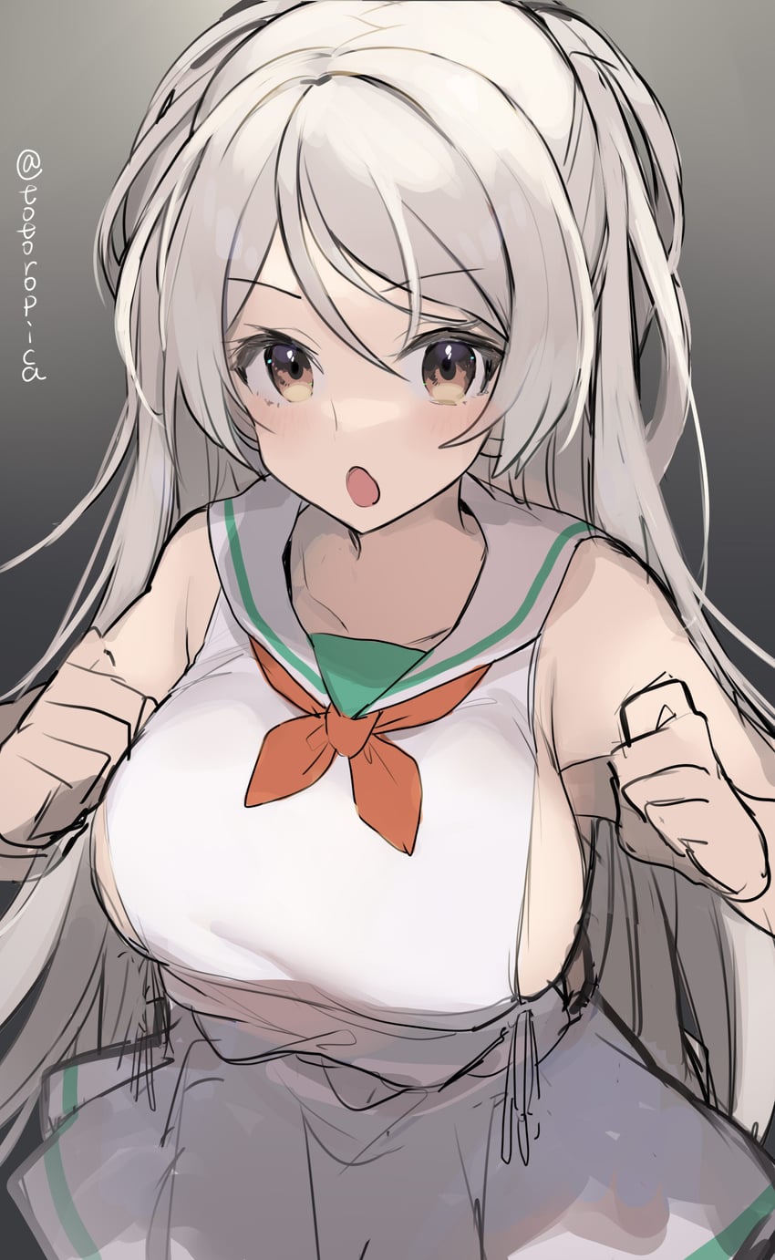 libeccio and conte di cavour (kantai collection) drawn by picoli1313