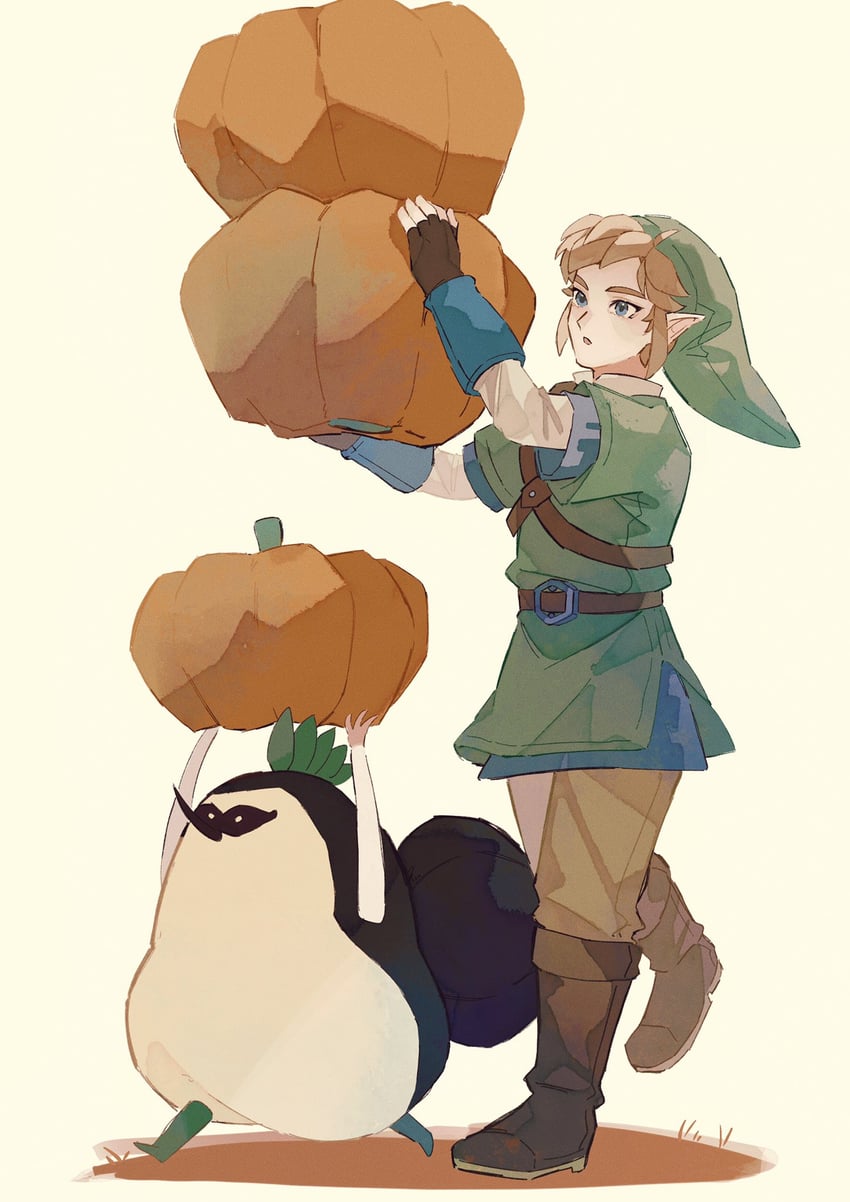 link (the legend of zelda and 1 more) drawn by pisu_1107