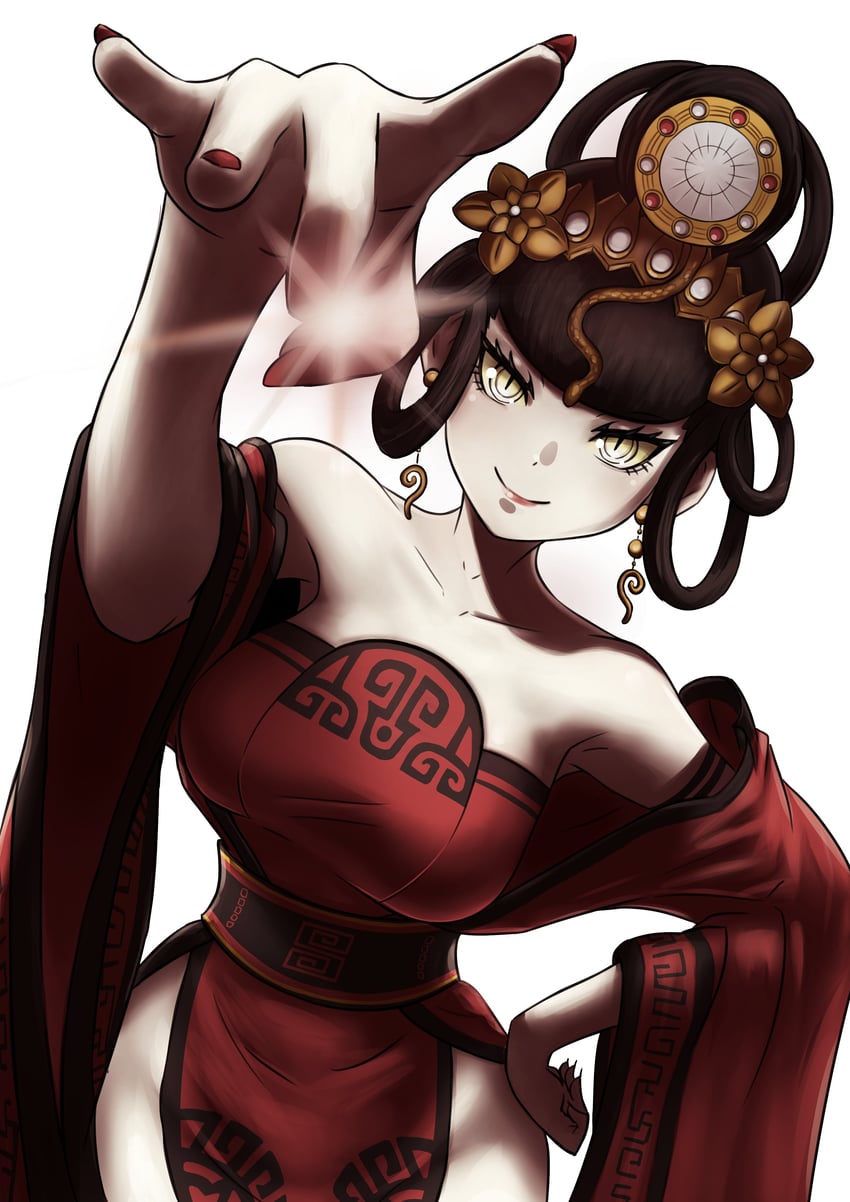 nuwa (shin megami tensei and 1 more) drawn by cianter