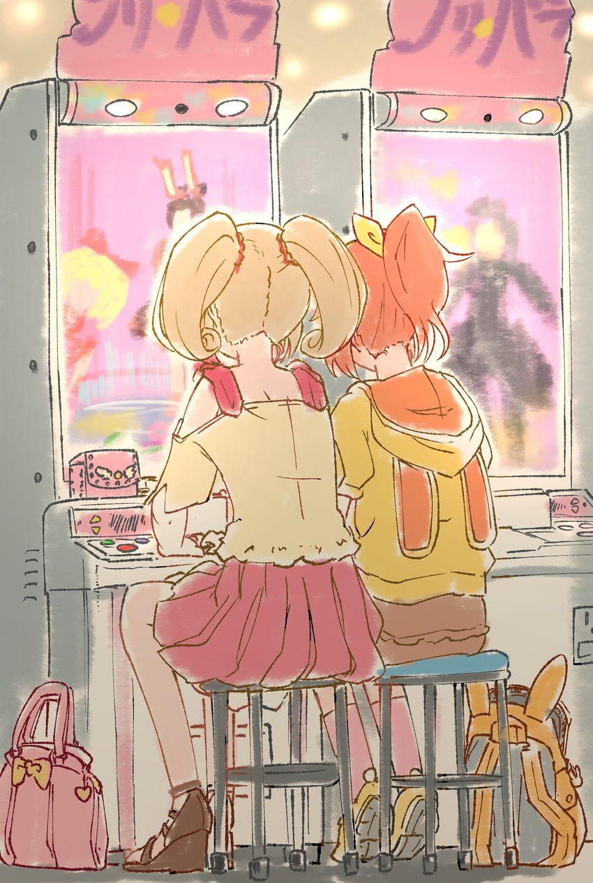abe nana and sato shin (idolmaster and 3 more) drawn by ruru_ashihara
