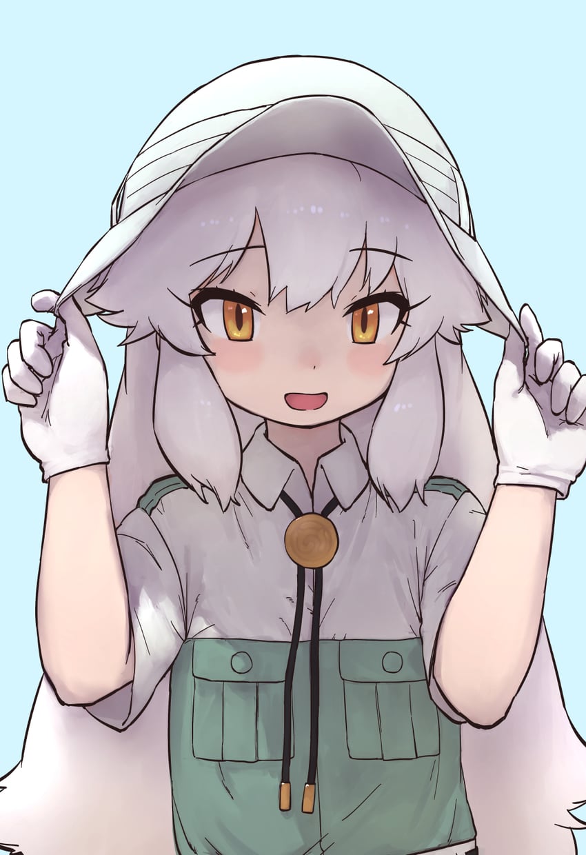 arctic fox (kemono friends and 1 more) drawn by rumenia_(ao2is)