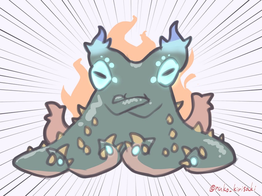 nu udra (monster hunter and 1 more) drawn by kirisaki_nuko