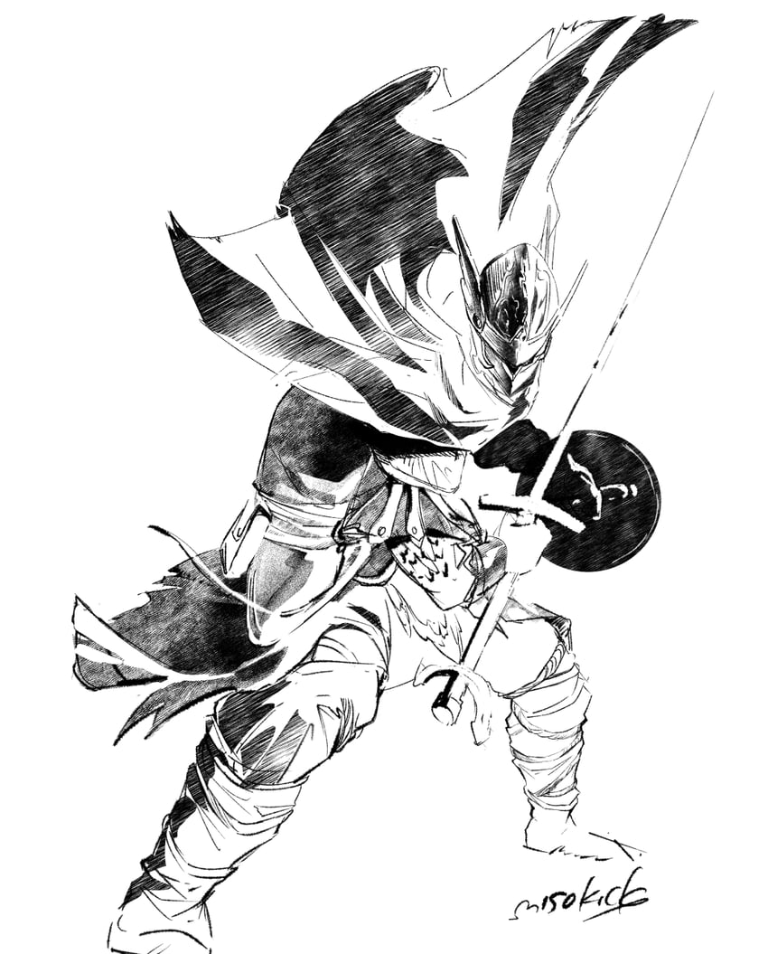 wylder (elden ring and 1 more) drawn by miso_katsu