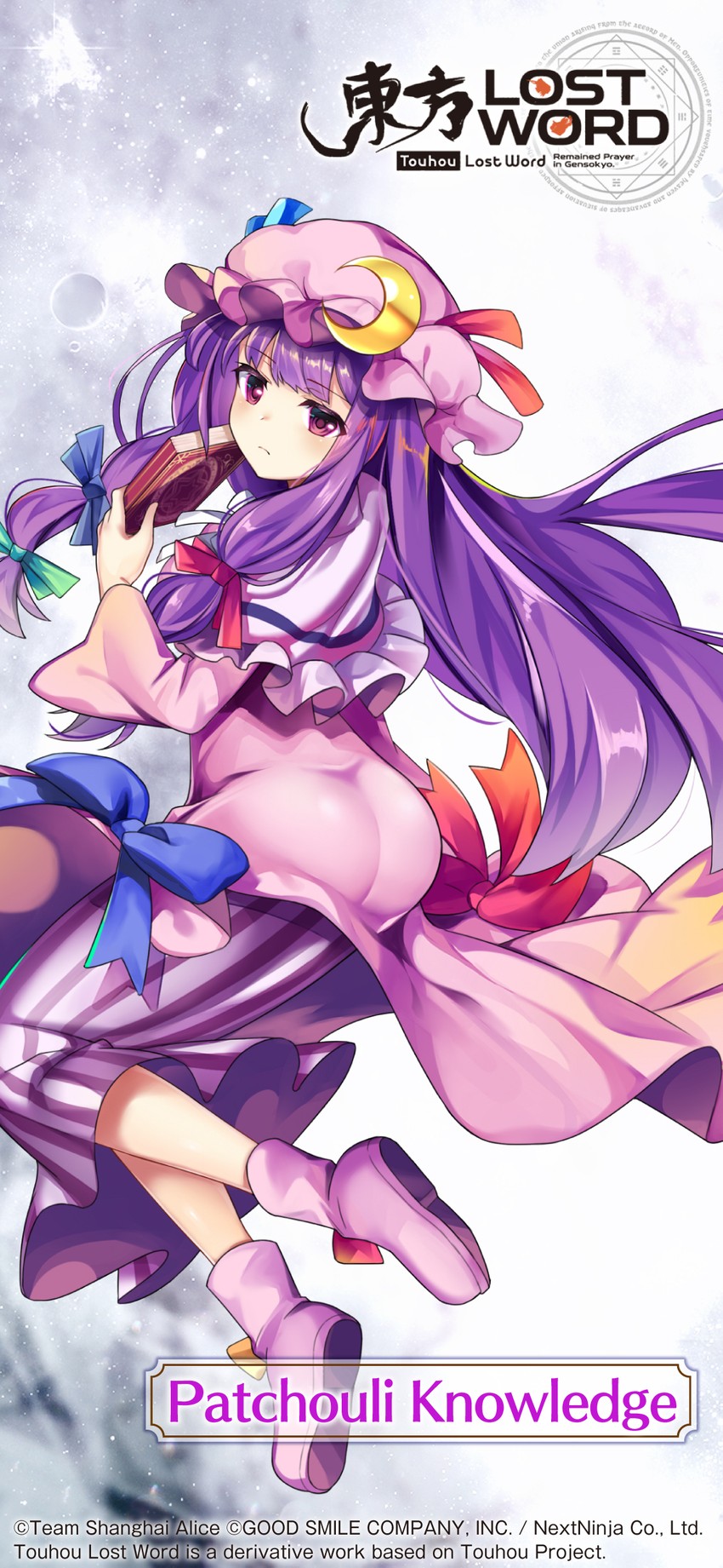 patchouli knowledge (touhou and 1 more) drawn by rotte_(1109)