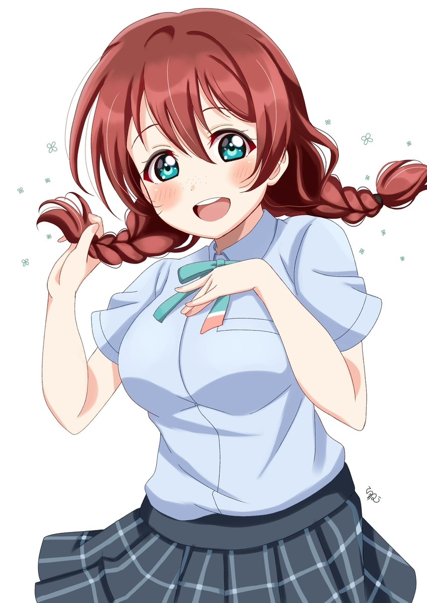 emma verde (love live! and 1 more) drawn by ranemu