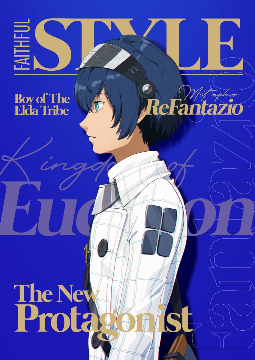 protagonist (metaphor: refantazio) drawn by rifyaa