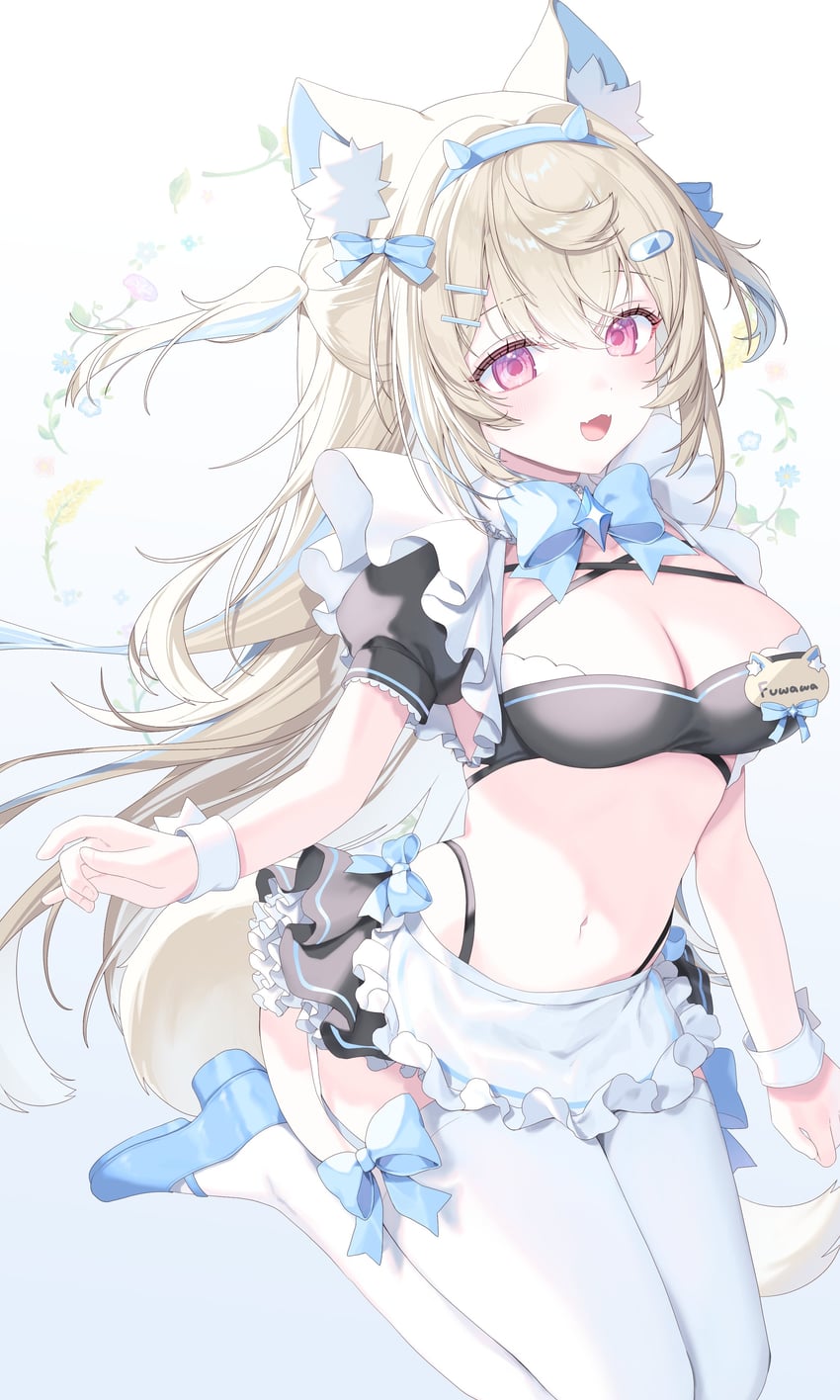 fuwawa abyssgard (hololive and 1 more) drawn by kio_is_here