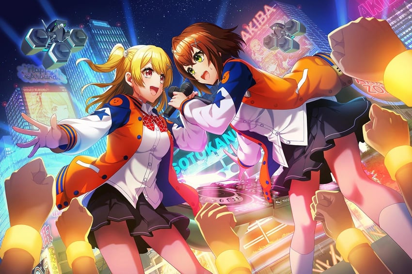 hidaka reina and aimoto rinku (denonbu and 1 more)