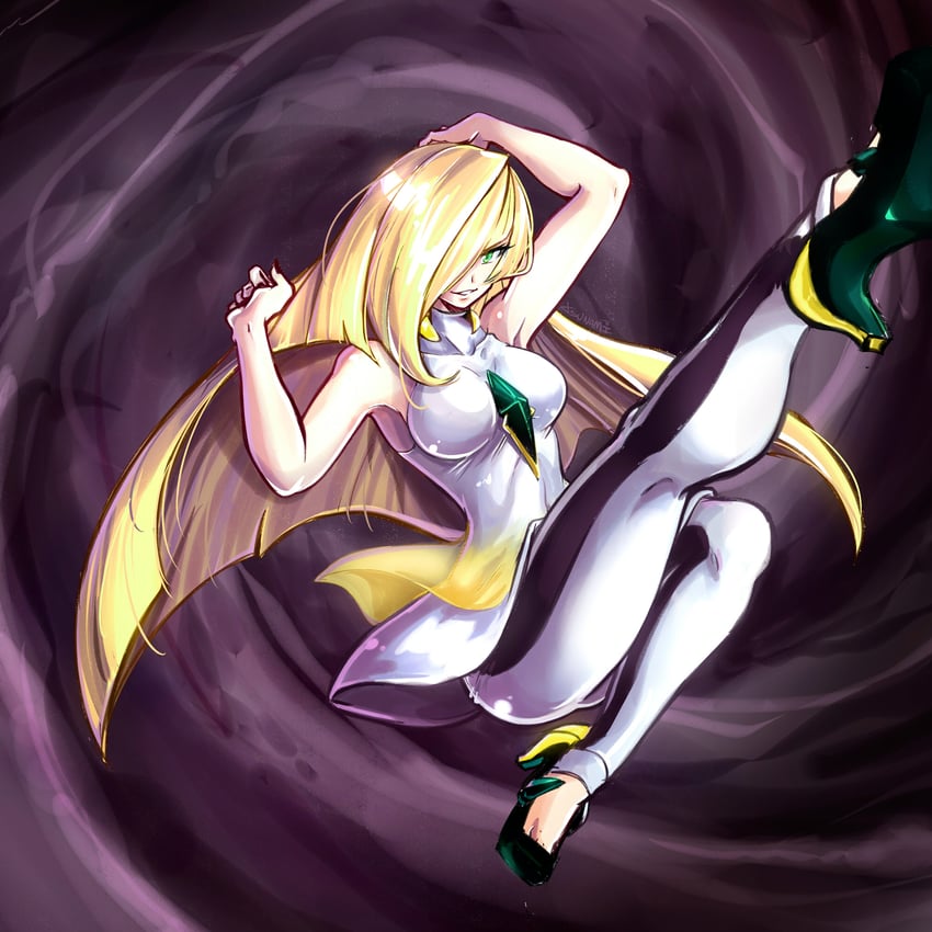 lusamine (pokemon and 1 more) drawn by tsunami_hisoka