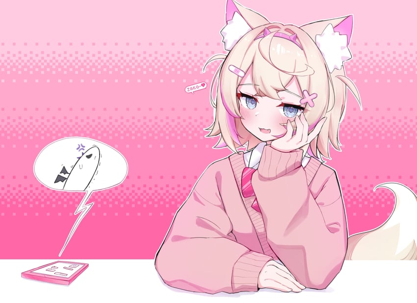 mococo abyssgard (hololive and 2 more) drawn by miixxc