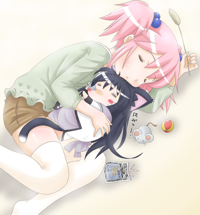 akemi homura and kaname madoka (mahou shoujo madoka magica) drawn by jack_(slaintheva)