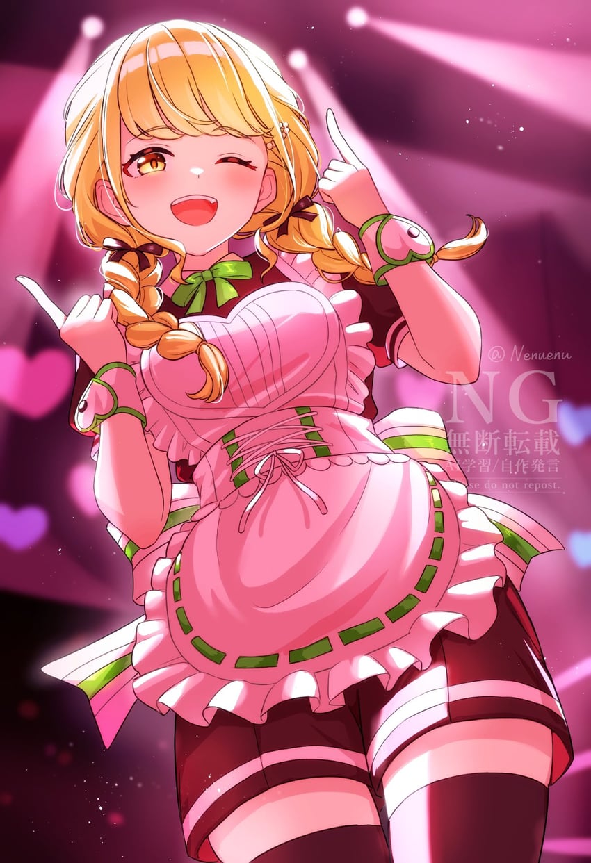 fujita kotone (idolmaster and 1 more) drawn by enudesuga