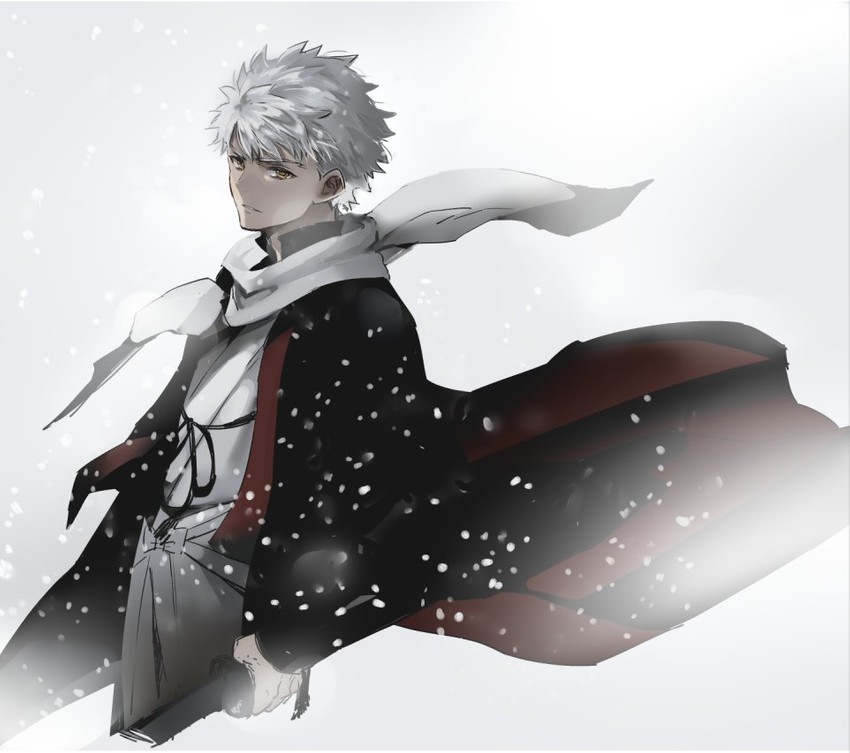 emiya shirou and senji muramasa (fate and 1 more) drawn by shibanui
