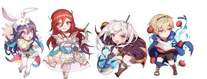 lucina, female robin, leo, and cordelia (fire emblem and 3 more) drawn by zuizi