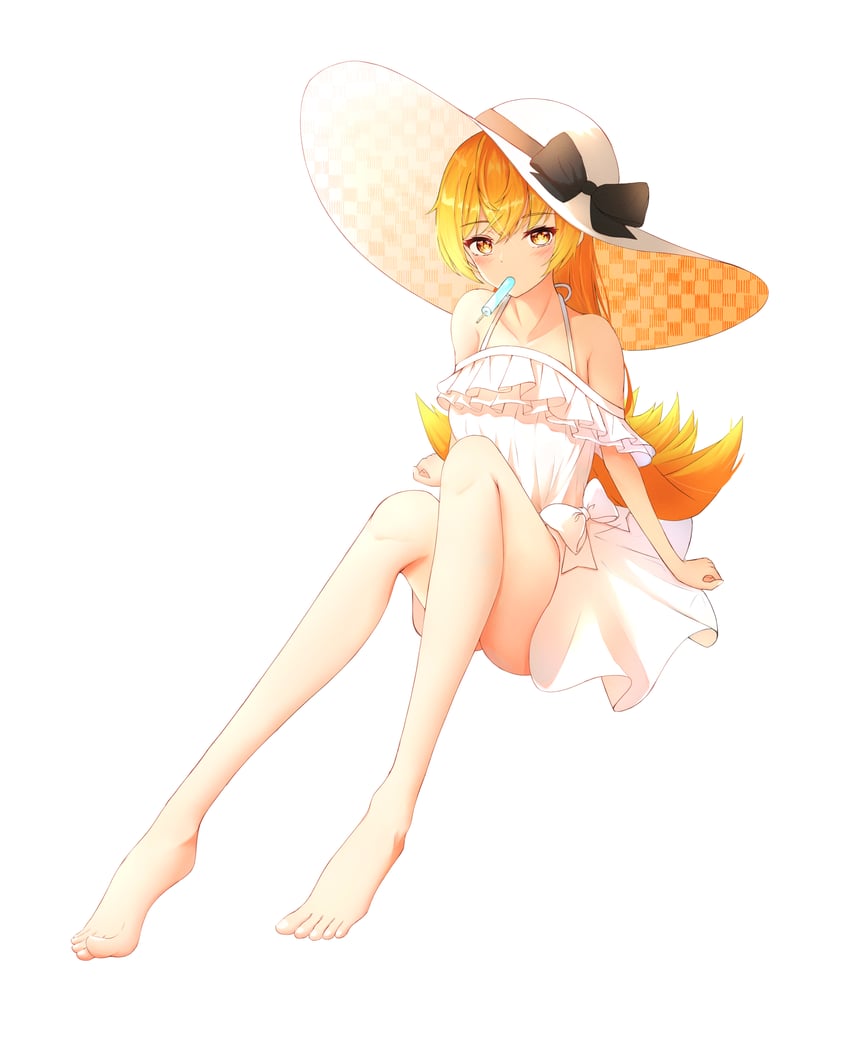 oshino shinobu (monogatari and 1 more) drawn by voi_271