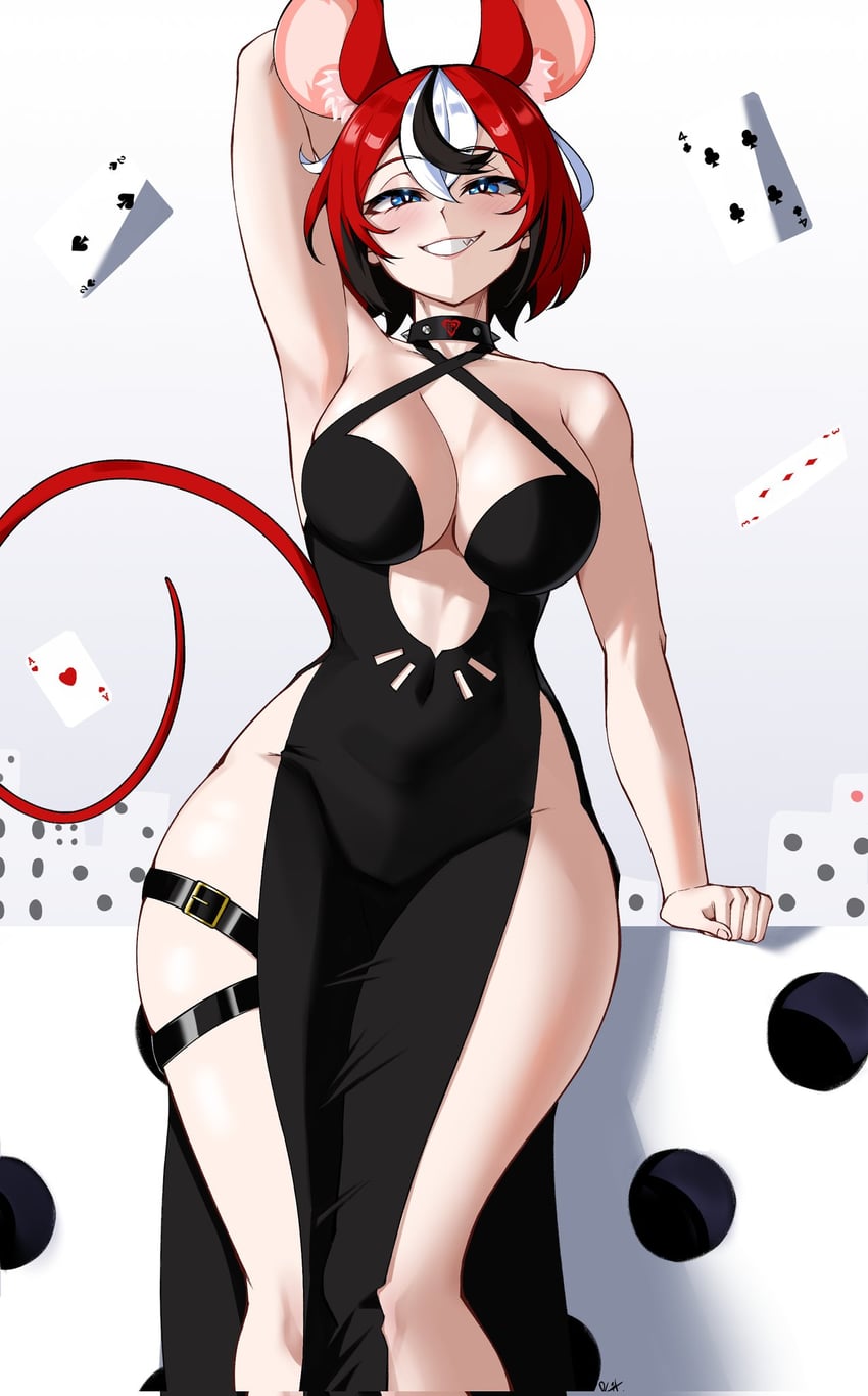 hakos baelz (hololive and 1 more) drawn by clarkekitsp