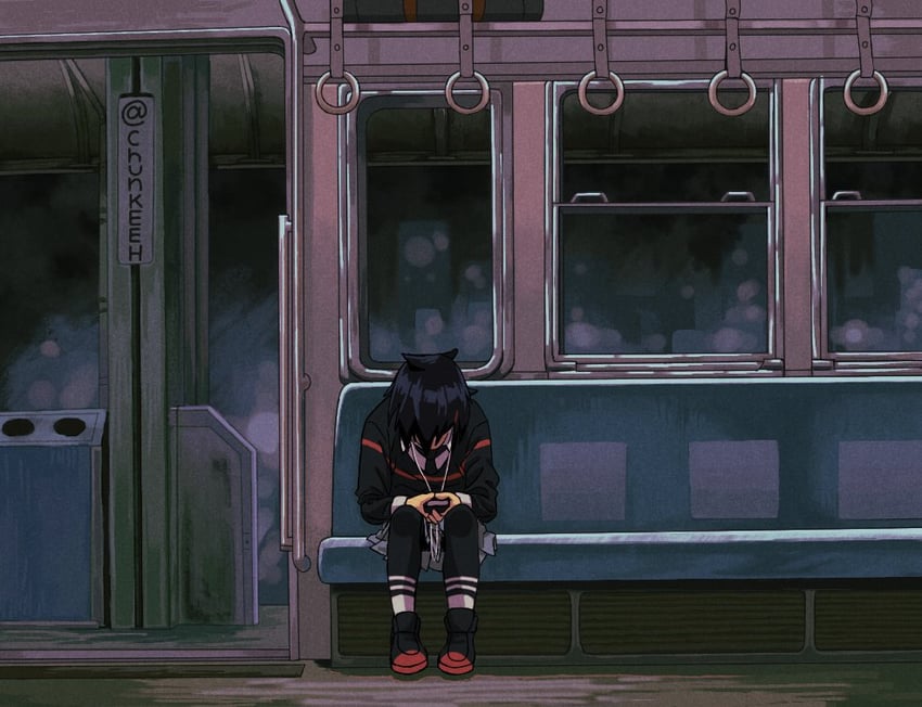 ikari shinji and peni parker (neon genesis evangelion and 4 more) drawn by chunky_(chunkeeh)