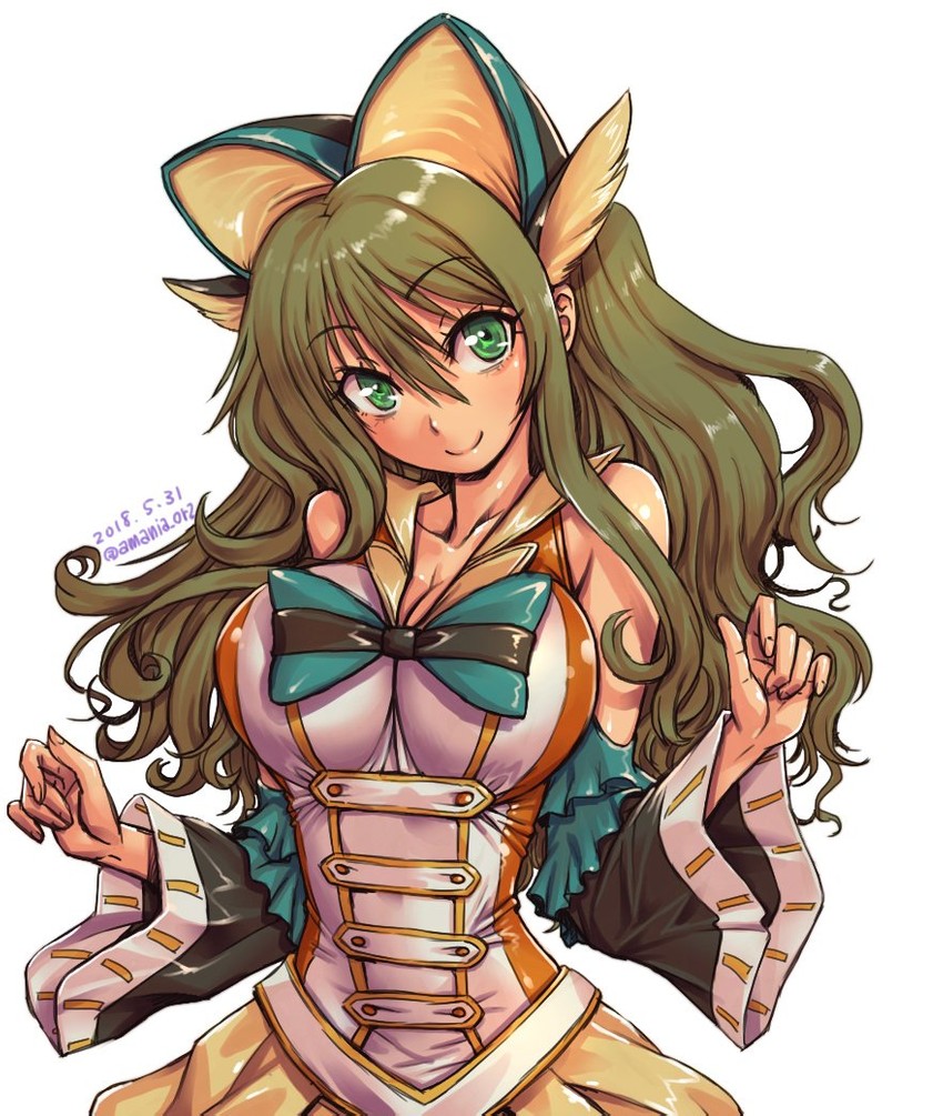 amari aquamarine (super robot wars and 1 more) drawn by amania_orz