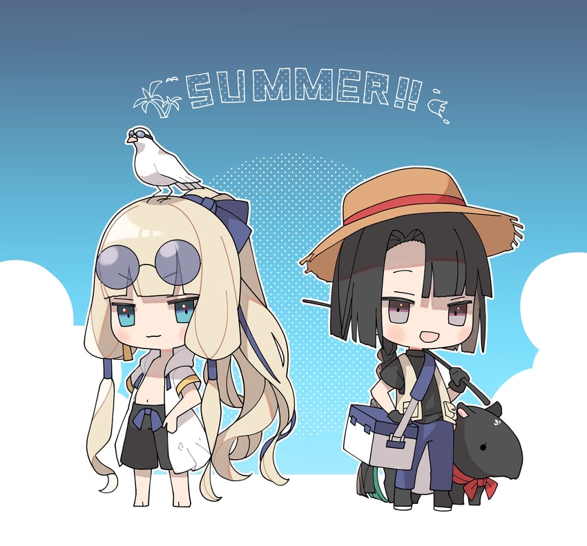 taigong wang, noah, and sibuxiang (fate and 2 more) drawn by chikuwa_(cccccchhhhhhii)